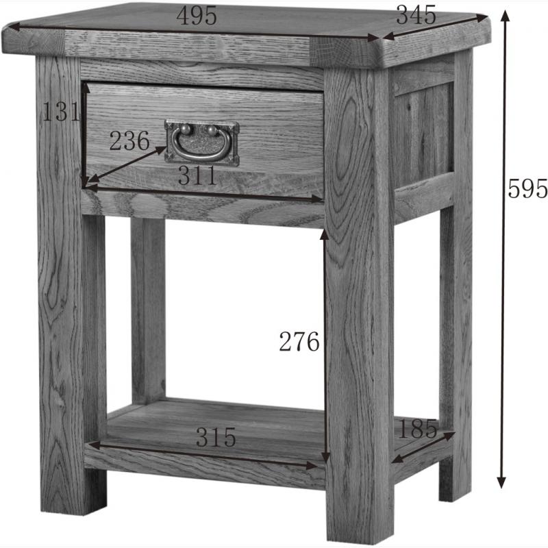 Kingsbury Solid Oak Side Table / Bedside